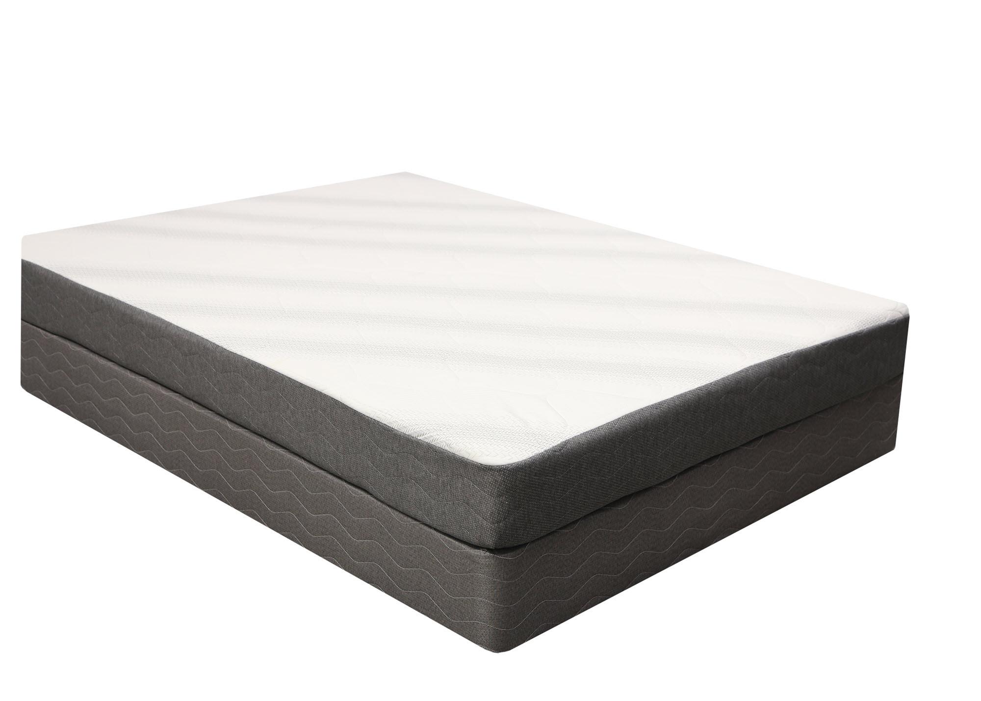 Rent to Own Woodhaven 8" Queen Tight Top Firm Foam Mattress with 9" Foundation and Protectors at